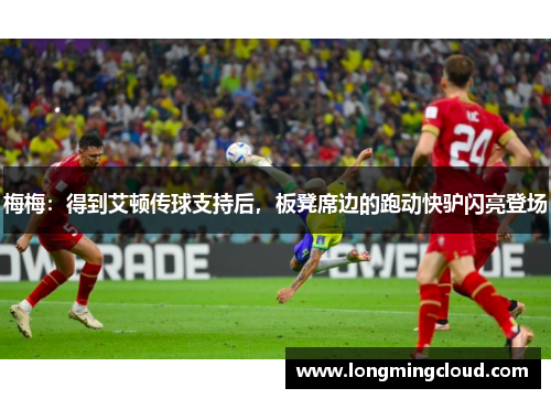 梅梅：得到艾顿传球支持后，板凳席边的跑动快驴闪亮登场